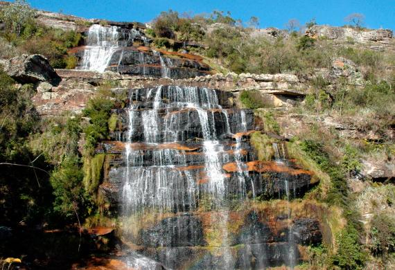 Cachoeira no Parque Estadual do Guartelá