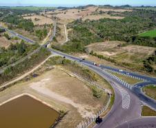 Foto aérea rodovia