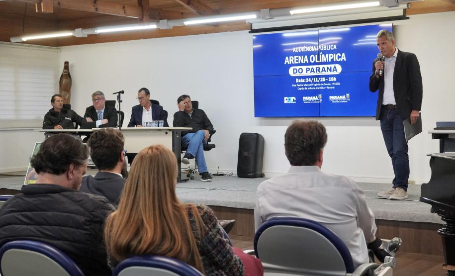 Audiência pública colhe sugestões para desenvolvimento do projeto Arena Olímpica