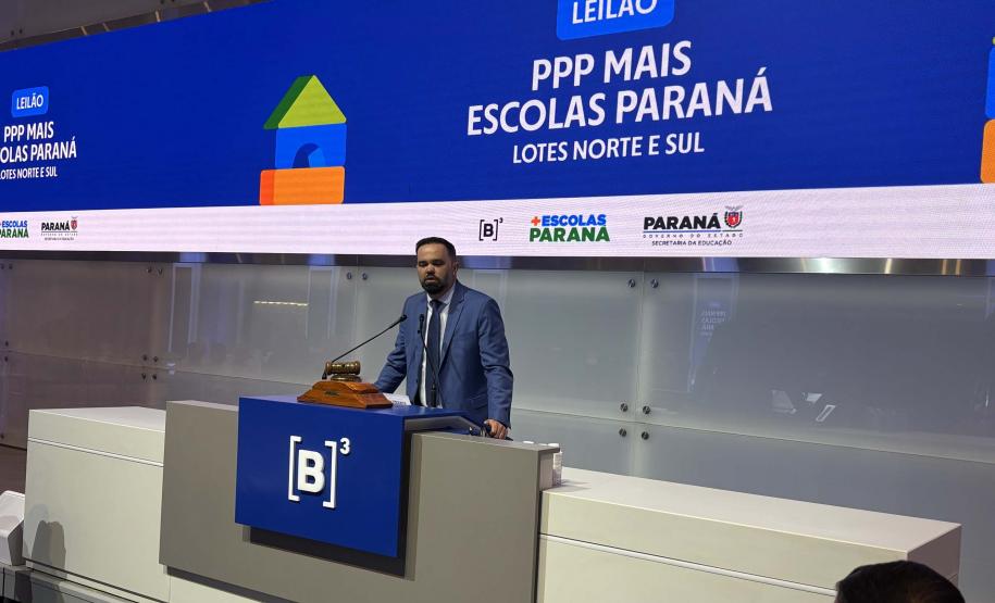 Com resultado do leilão na B3, Paraná vai economizar na construção de 40 escolas