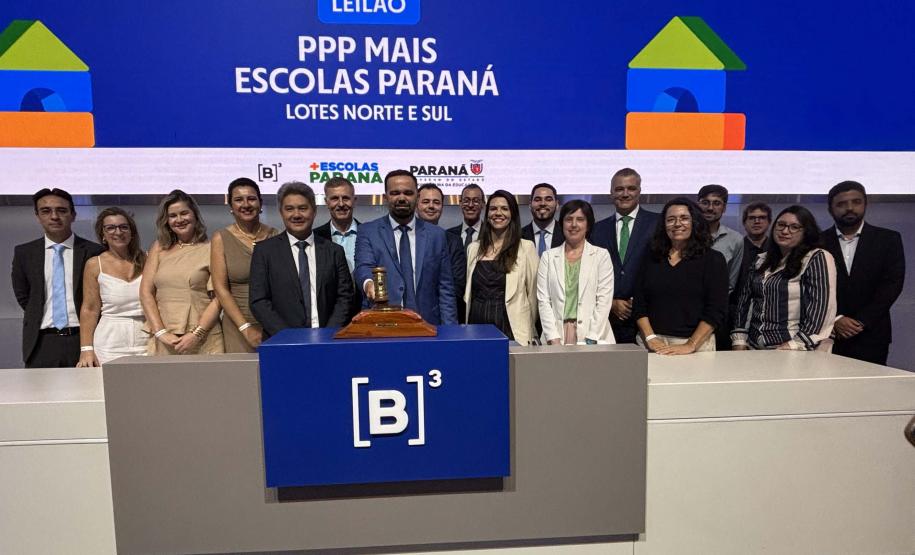 Com resultado do leilão na B3, Paraná vai economizar na construção de 40 escolas