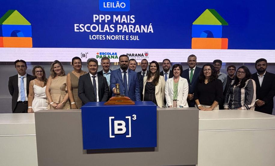 Com resultado do leilão na B3, Paraná vai economizar na construção de 40 escolas