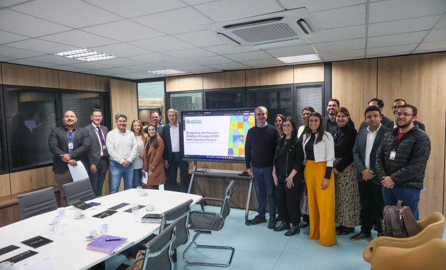 PPP das 40 novas escolas do Paraná avança para fase da assinatura do contrato